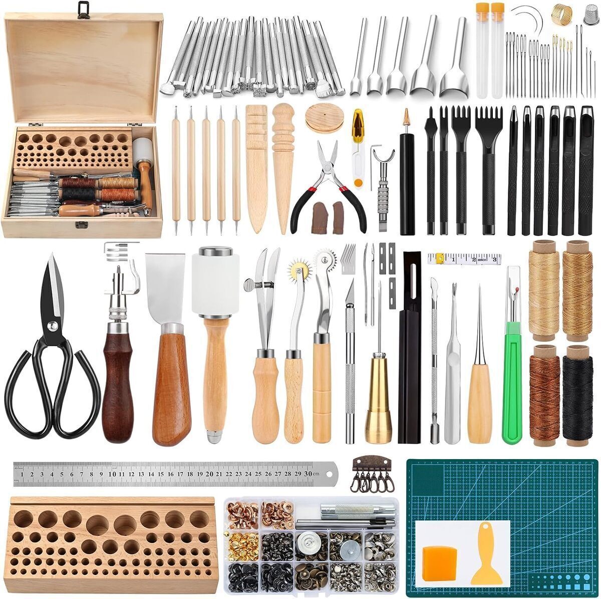 Test du kit Jupean pour le travail du cuir : 458 pièces indispensables