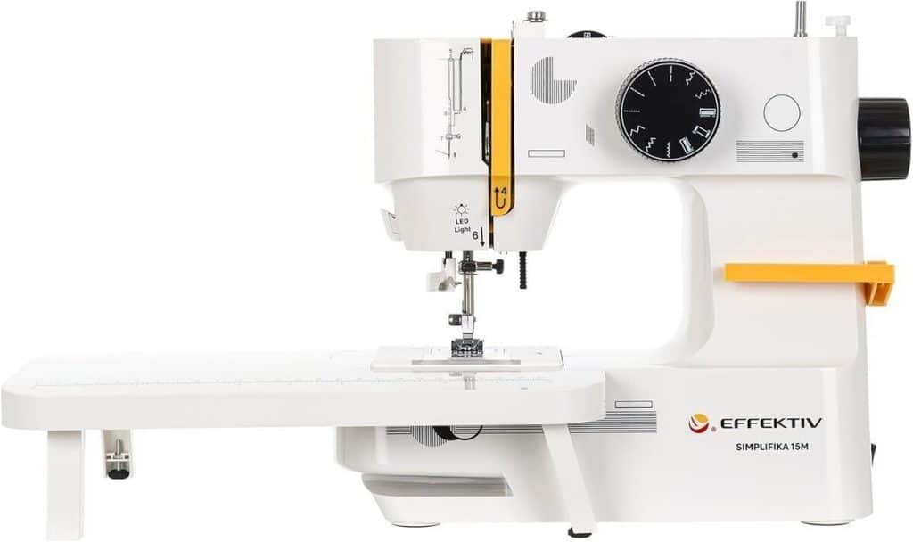 Test : machine à coudre compacte Simplifika 15 m d'EFFEKTIV