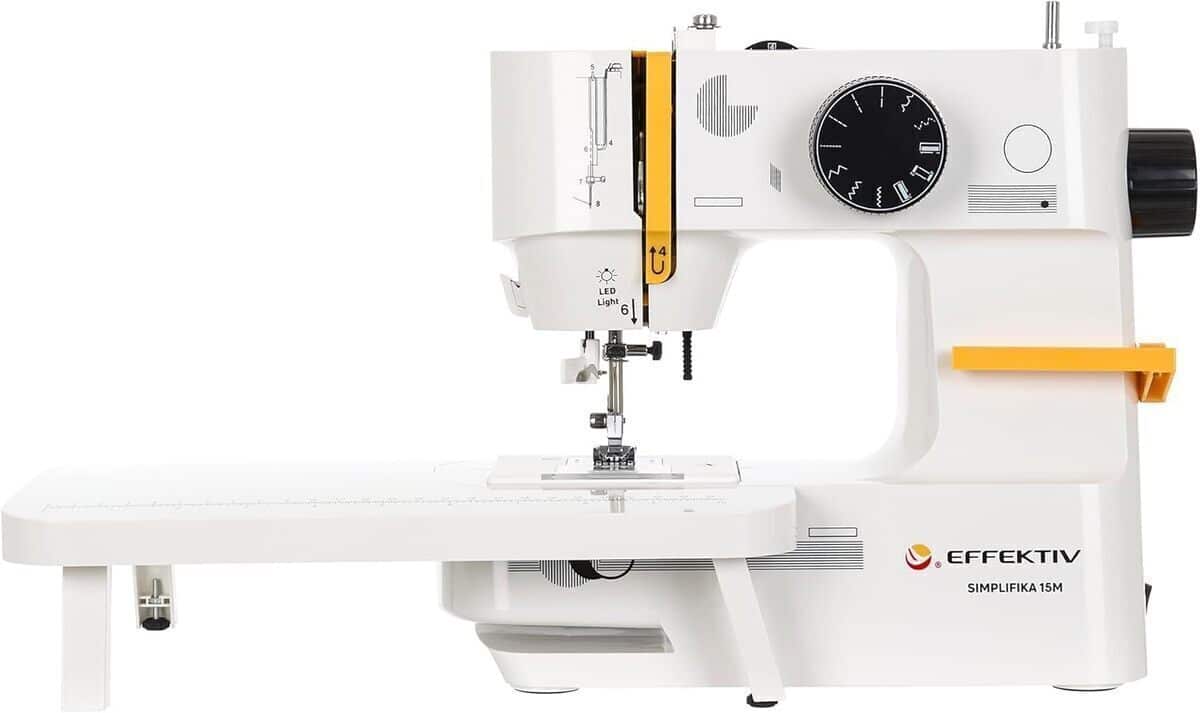Test : machine à coudre compacte Simplifika 15 m d'EFFEKTIV