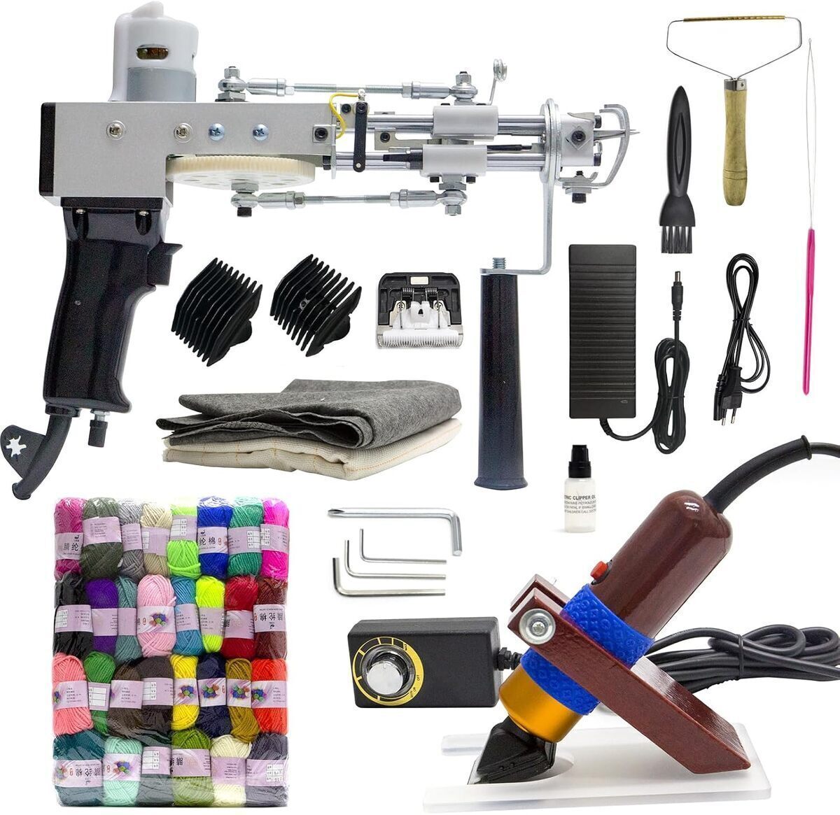 Test : pistolet à touffeter 2 en 1 pour tapis