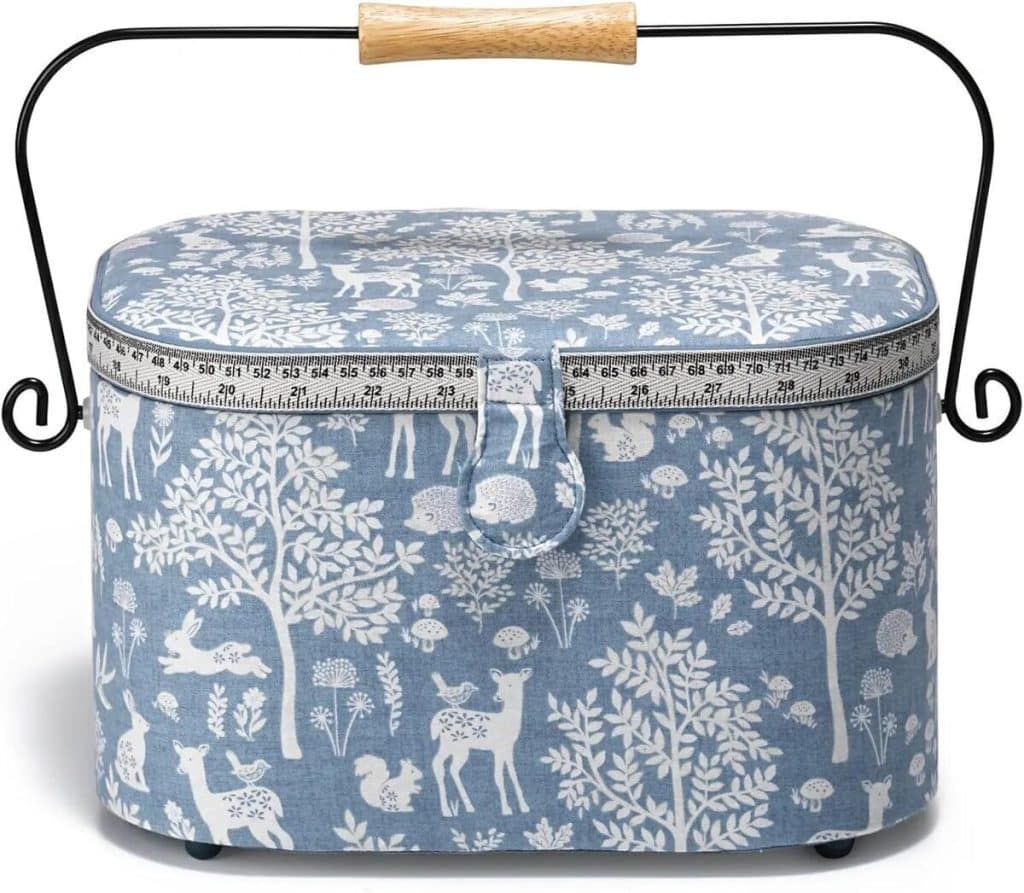Test Prym 612656 : panier à couture ovale Woodland