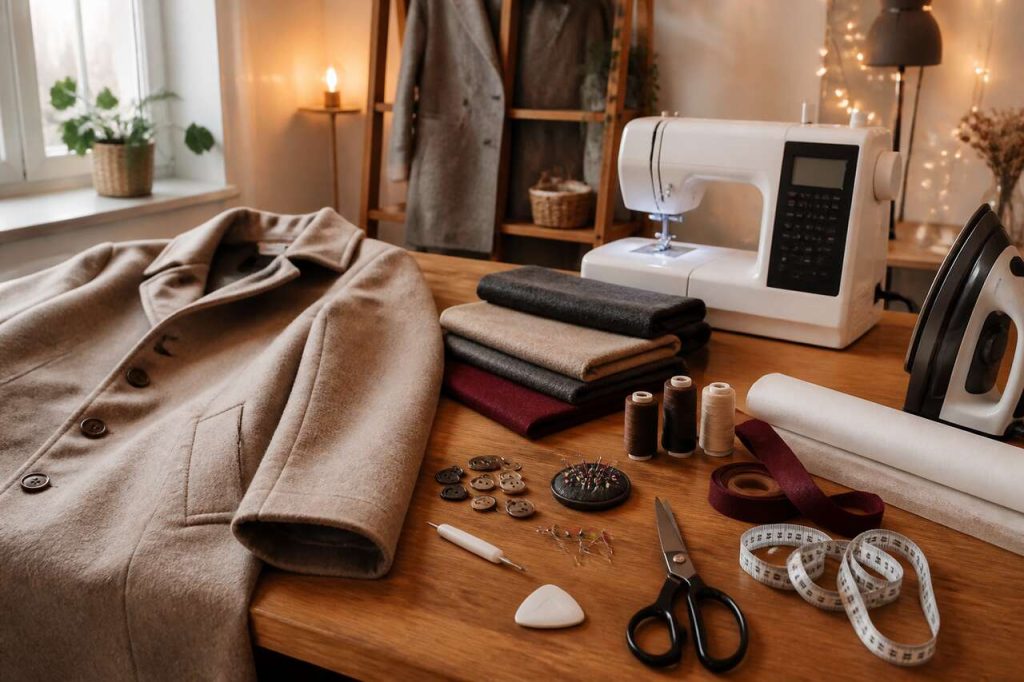 Tutoriel : créez un maxi manteau avec Modes & Travaux