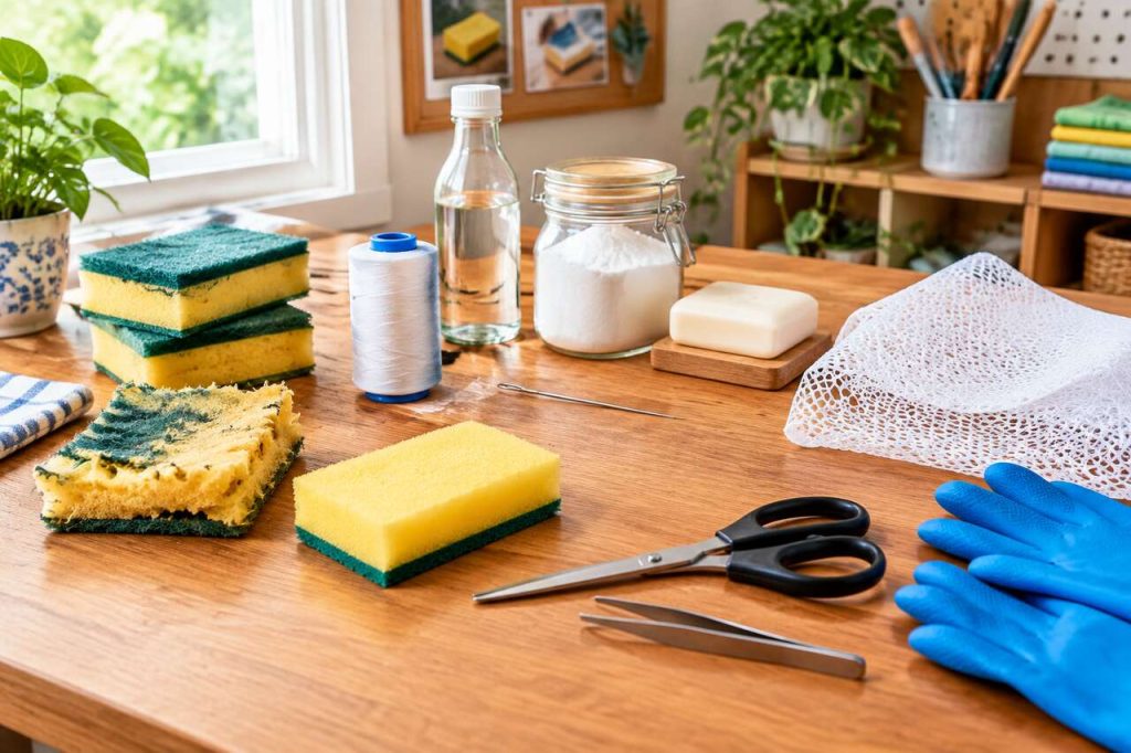 Coudre et entretenir une éponge : astuces pratiques