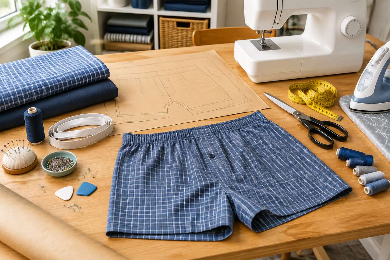 Patron caleçon homme : guide et astuces couture