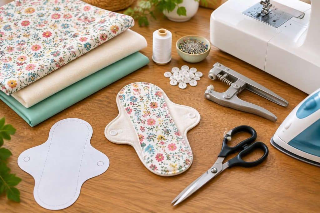 Comment fabriquer une serviette hygiénique lavable ?