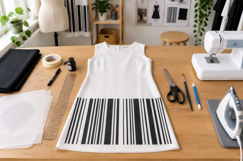DIY : ma robe code-barre - Tutoriel couture facile