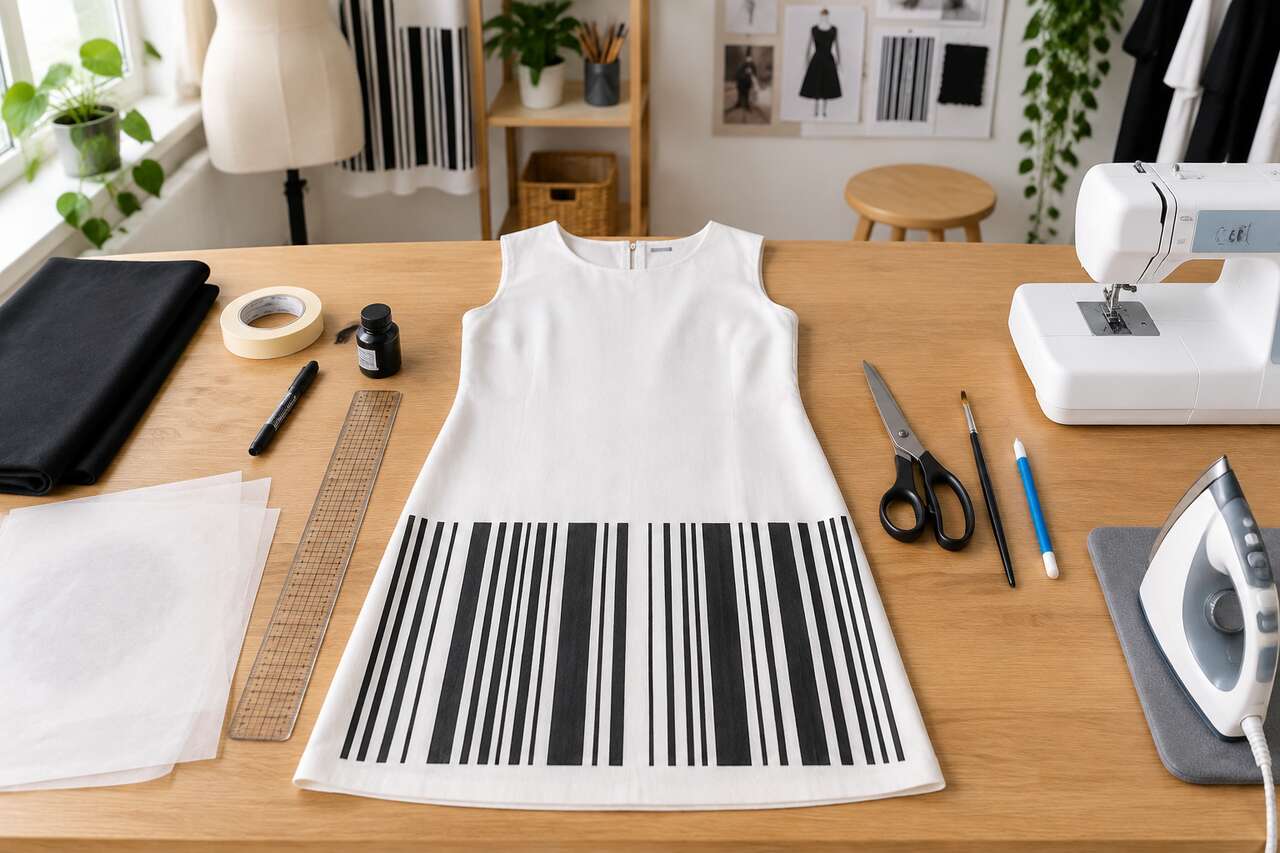 DIY : ma robe code-barre - Tutoriel couture facile