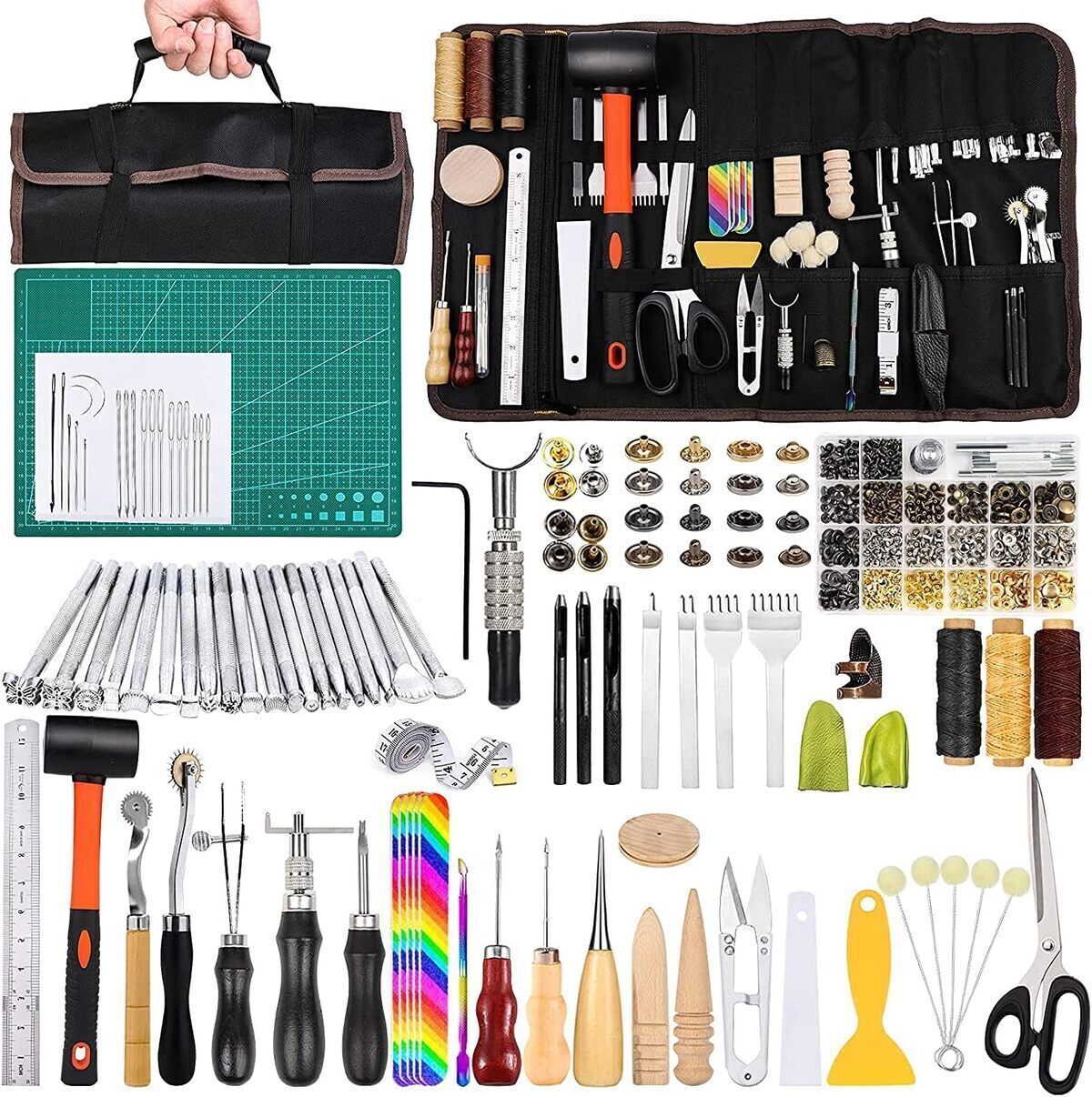 Test : kit de bricolage 328 pièces pour cuir