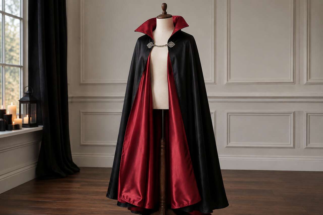 Cape de vampire réversible: le classique rapide qui marche à tous les coups Cape de vampire réversible: le classique rapide qui marche à tous les coups