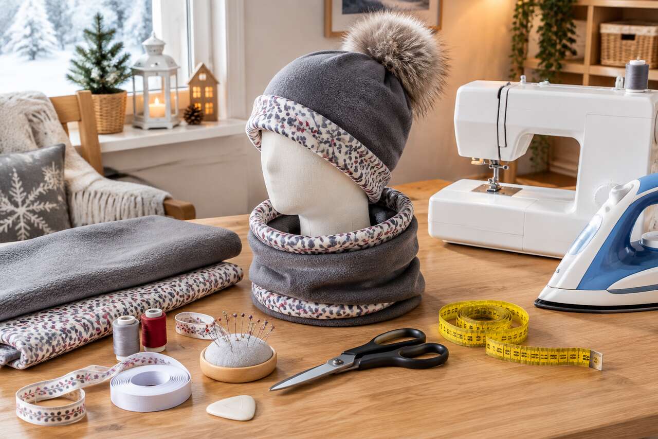 DIY : créez un bonnet et snood sans tricoter