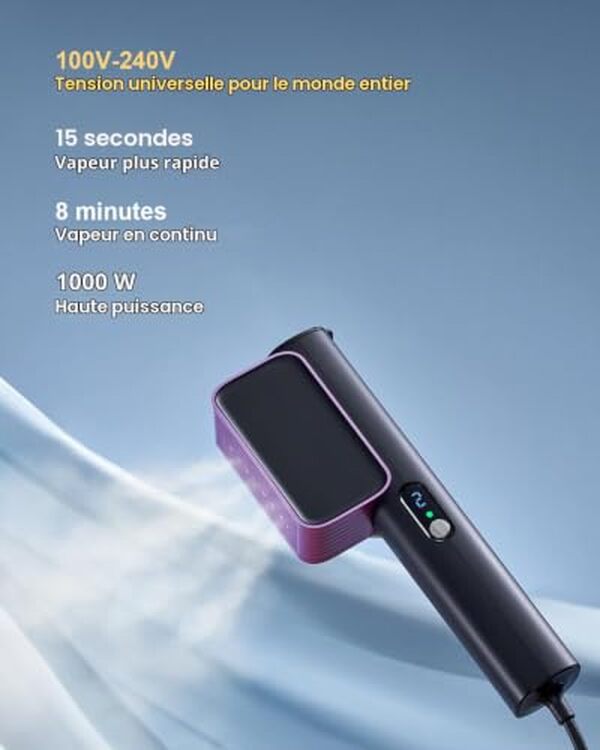 Découvrez notre test complet du défroisseur vapeur G7 1000 W : performances, avantages et inconvénients du meilleur appareil 2 en 1 portable du marché. 