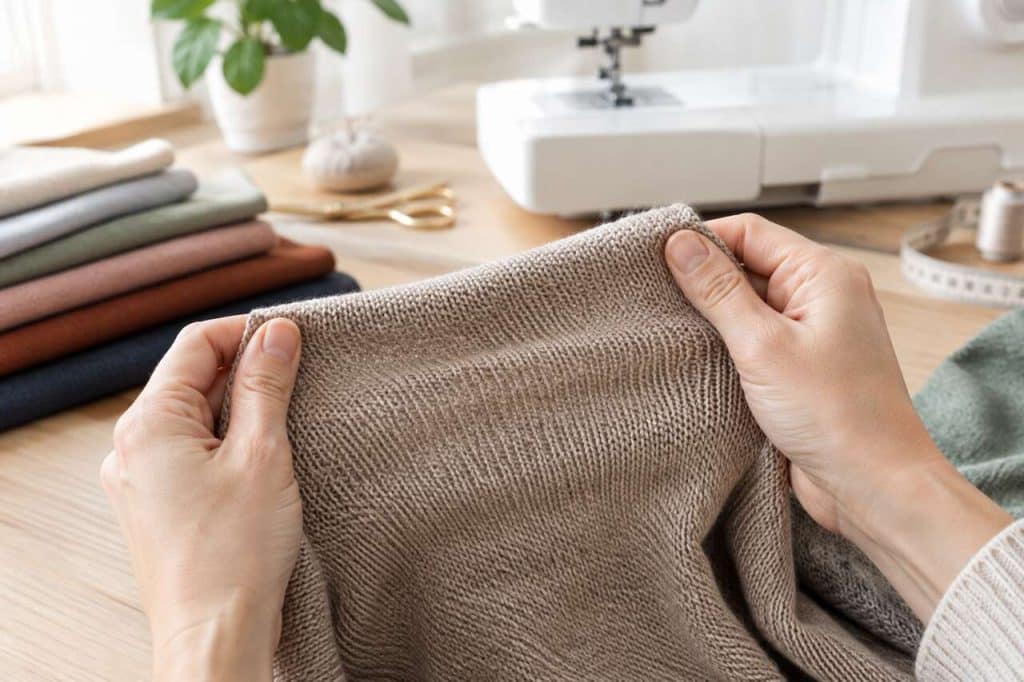 Comment reconnaître un tissu en maille en couture ?