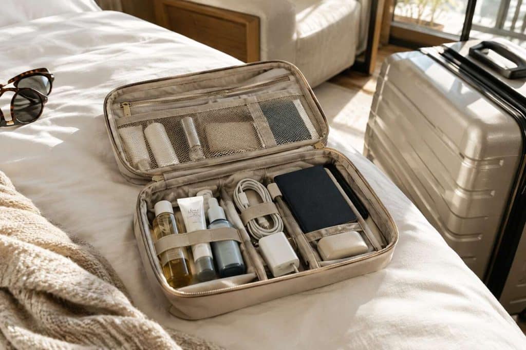 Ma pochette de voyage : idées pratiques et tendance