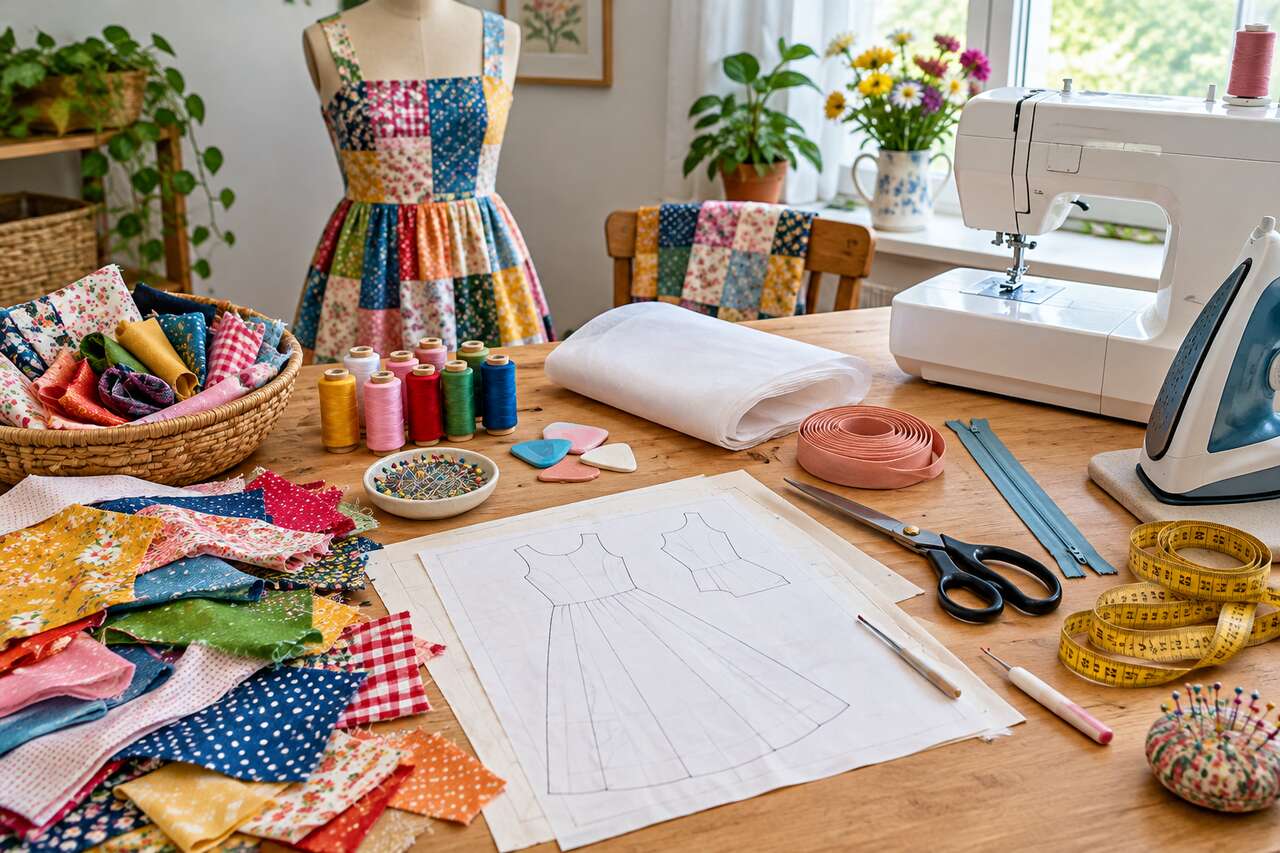 Robe patchwork : créez votre propre création à la maison