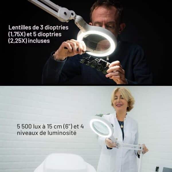 Découvrez notre test détaillé de la lampe loupe Daylight Omega 5 : performances, caractéristiques et avis pour choisir la meilleure lampe loupe professionnelle.