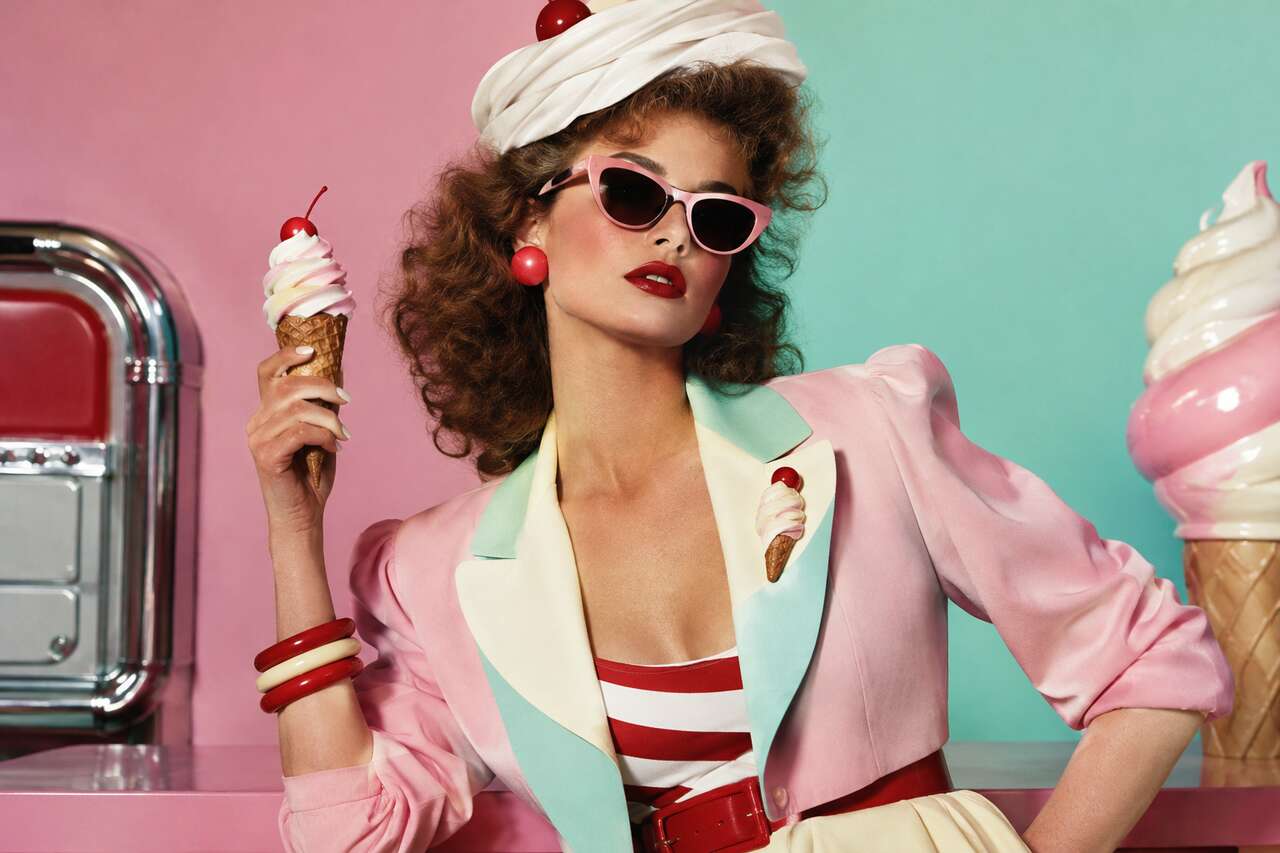 Tendance eighties : mode inspirée par les glaces
