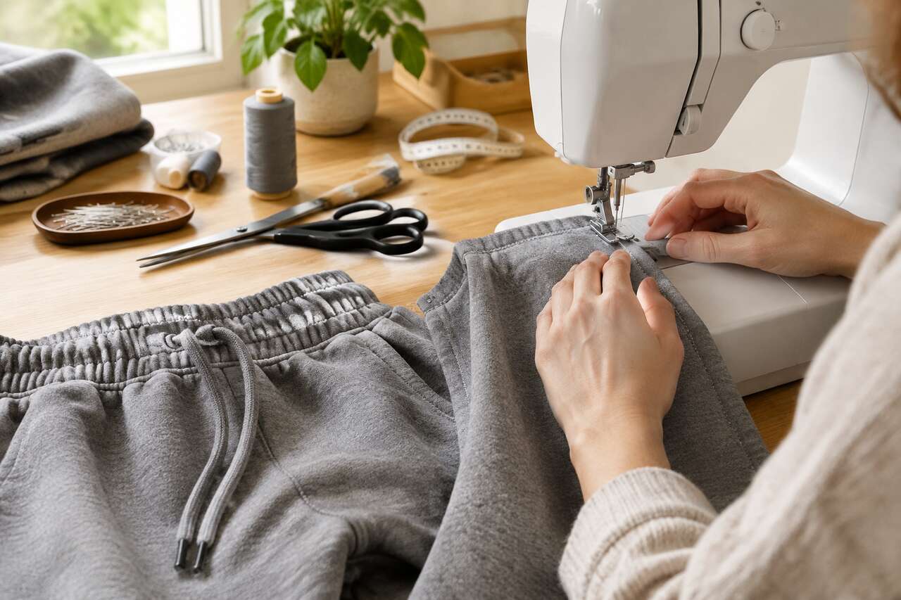 Couture pas &agrave; pas: assemblage propre et durable