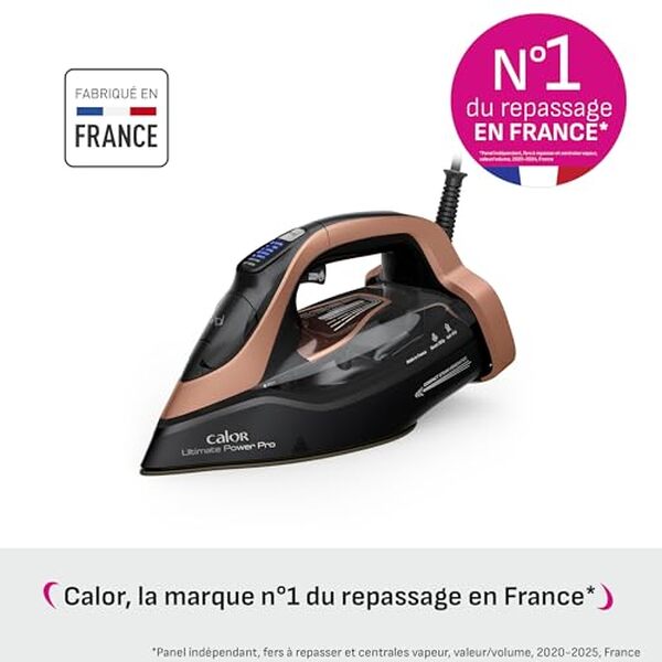 Découvrez notre test détaillé du fer vapeur Calor Ultimate Power Pro. 3200 W de puissance, performance optimale et résultats professionnels pour un repassage sans effort.