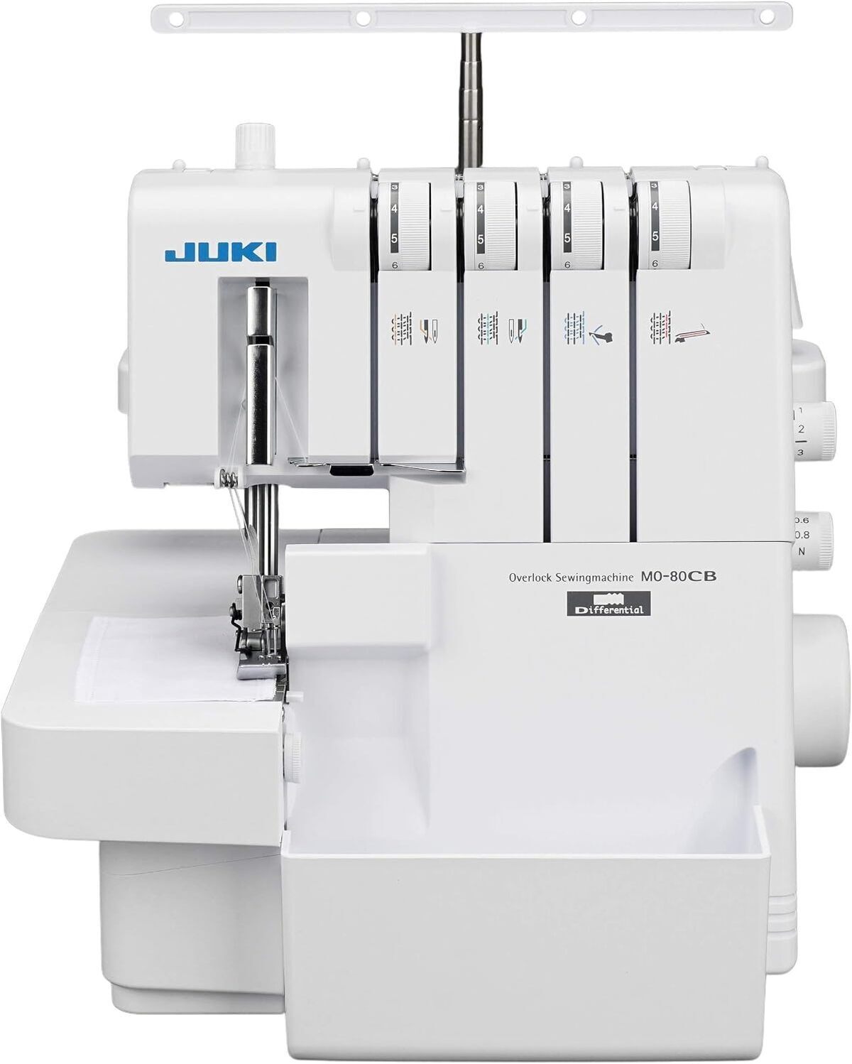 Test de la surjeteuse Juki MO-80CB